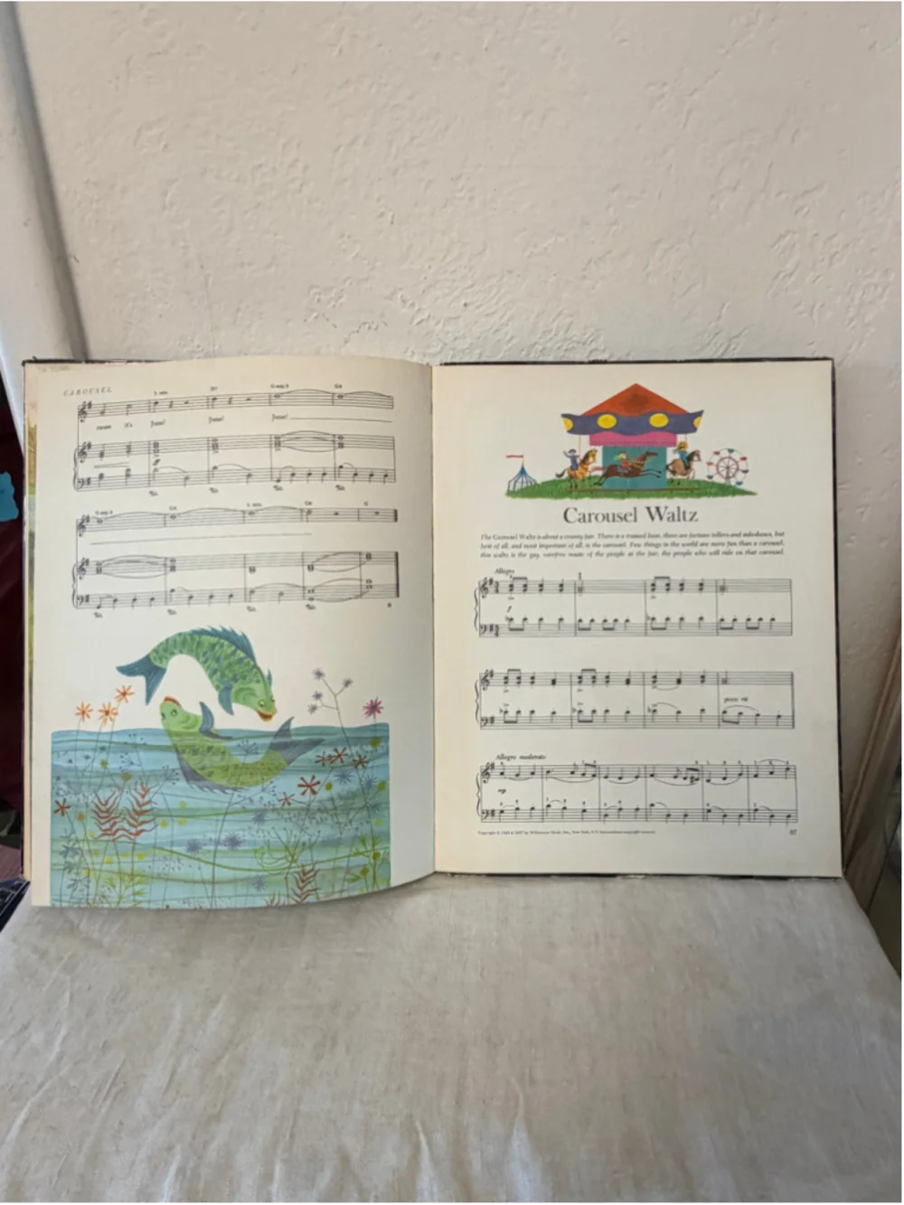 1961 Songs We Sing Rodgers Hammerstein Big Golden Book Vintage Sheet Music